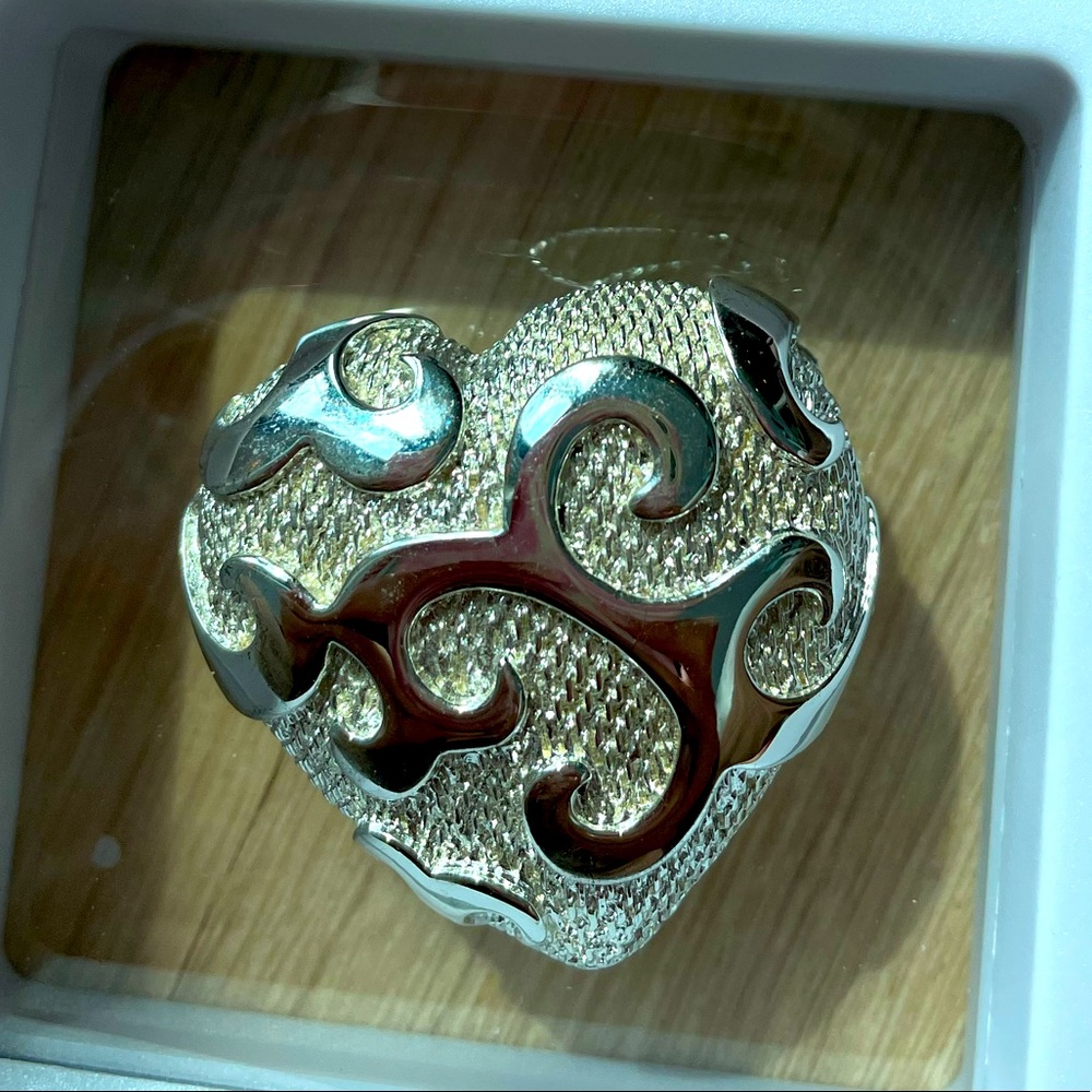 Ysl heart pin / brooch.